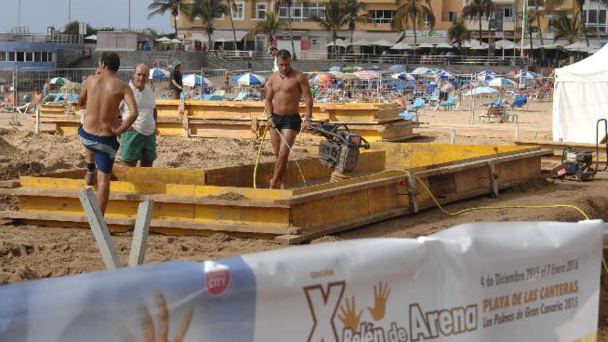 La Navidad se cuela por Las Canteras