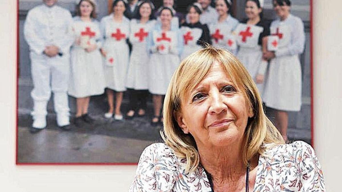 Mayte Pociello Marty, presidenta de Cruz Roja en Canarias.