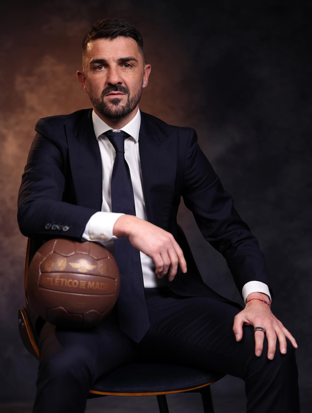 David Villa, nuevo miembro del Consejo de Administración del Atlético de Madrid.