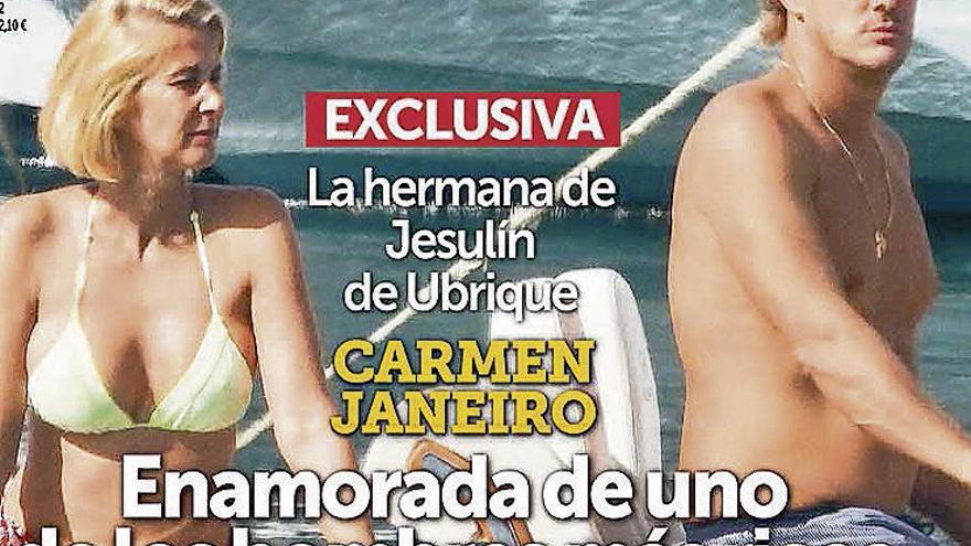 Carmen Janeiro y Luis Masaveu, en la portada.