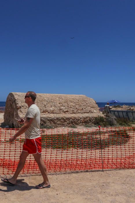 Una promotora asume el coste de la excavación arqueológica y proyecto museográfico del cuartel de carabineros y refugio subterráneo de la Guerra Civil en Punta Prima