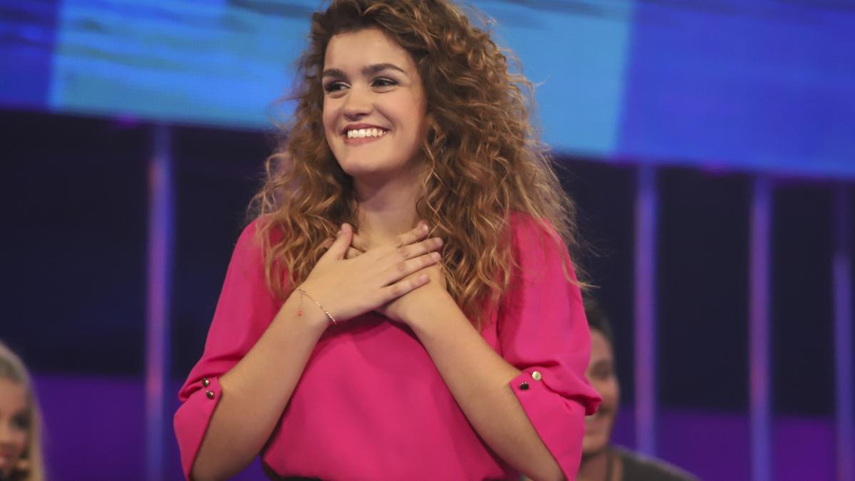 Amaia de Operación Triunfo durante la Gala 5