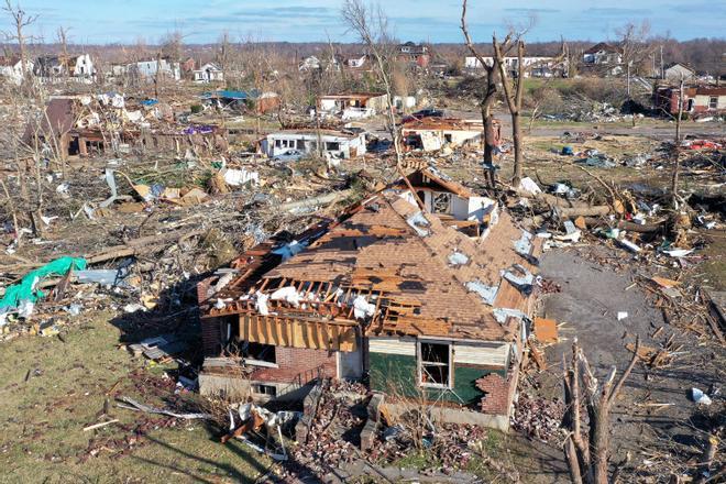 Ola de tornados en Estados Unidos