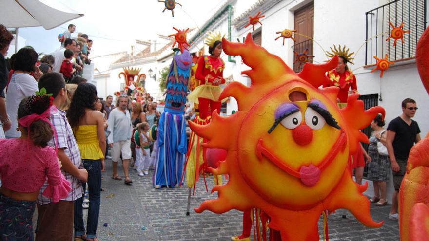 Cabalgata de la Feria de Mijas.