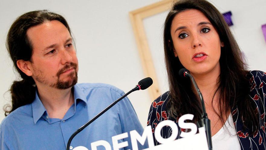 Irene Montero y Pablo Iglesias en una foto de archivo // Víctor Lerena