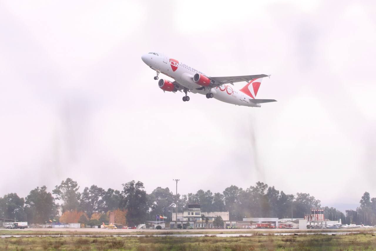 El vuelo a Praga despega del aeropuerto de Córdoba