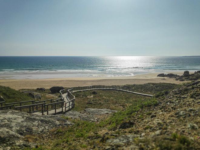 Dunas en el Parque Natural de Corrubedo, Galicia