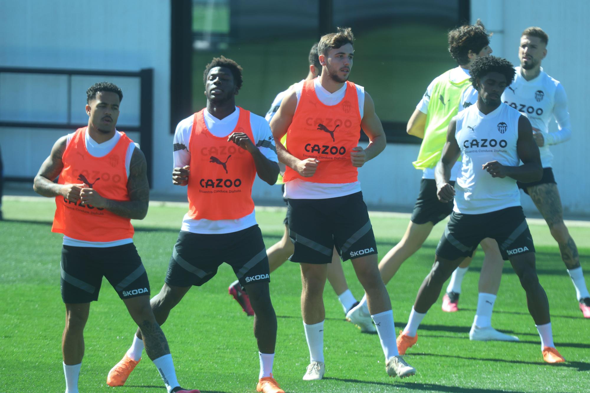 Así ha sido el entrenamiento del Valencia CF