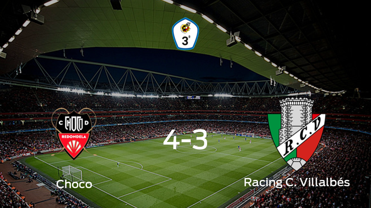 Los tres puntos se quedan en casa: Choco 4-3 Racing C. Villalbés