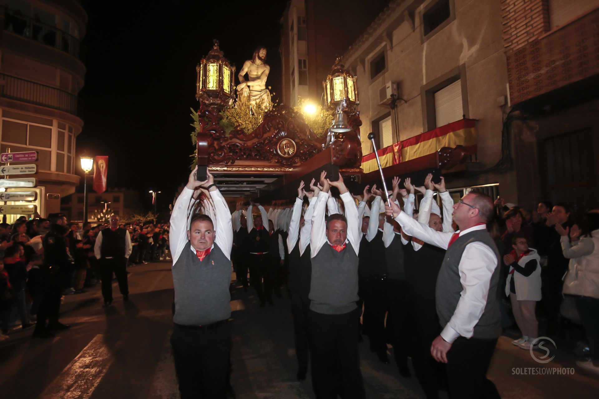 Las imágenes del encuentro del Paso Encarnado en Lorca