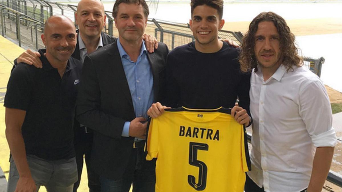 Marc Bartra llevará en el Borussia el dorsal número 5