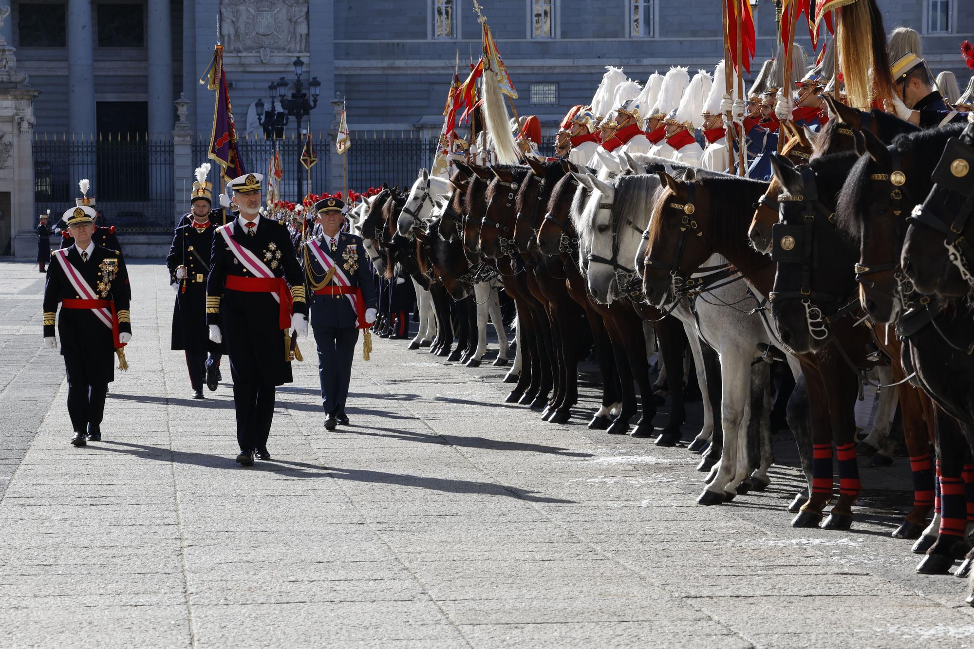 Pascua Militar en el Palacio Real en Madrid