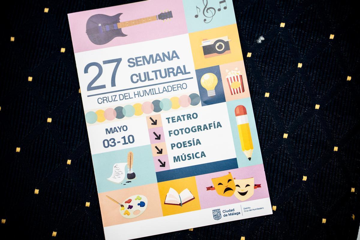 Cartel anunciador de la Semana cultural Cruz de Humilladero