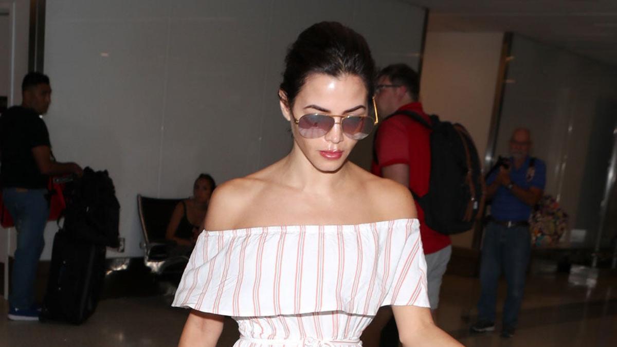 Jenna Dewan en el aeropuerto de Los Ángeles