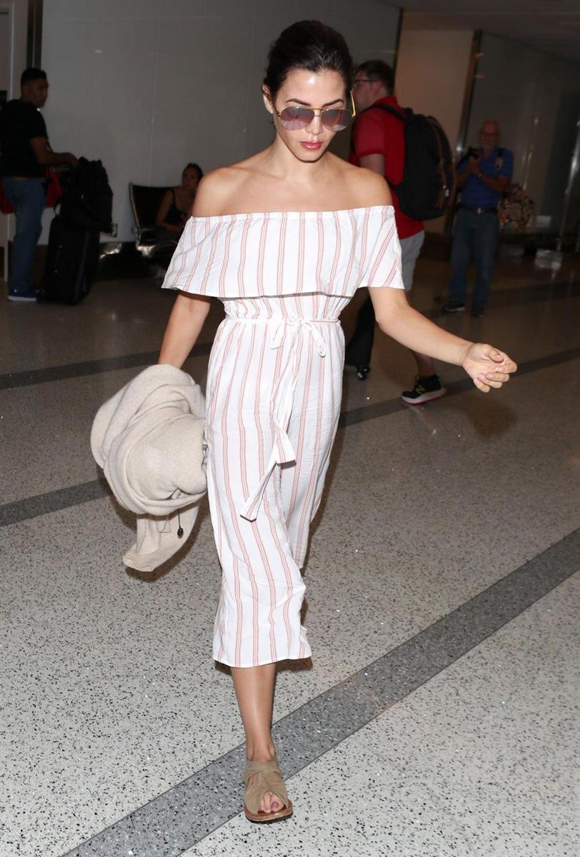 Jenna Dewan en el aeropuerto de Los Ángeles