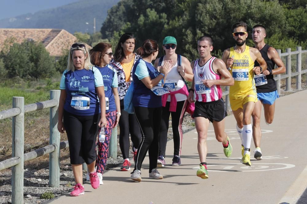 La carrera entre Oia y A Guarda suma 850 participantes - Paredes y Bargiela completaron el podio masculino - Mosquera y Freaza, plata y bronce en féminas.