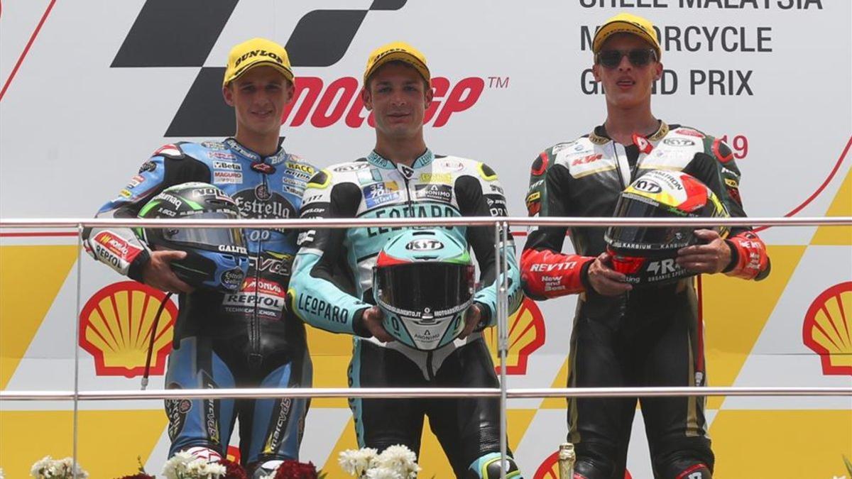 El sorprendente podio de Moto3 en Sepang