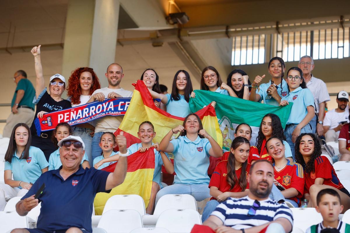 La afición de Córdoba, con la selección española