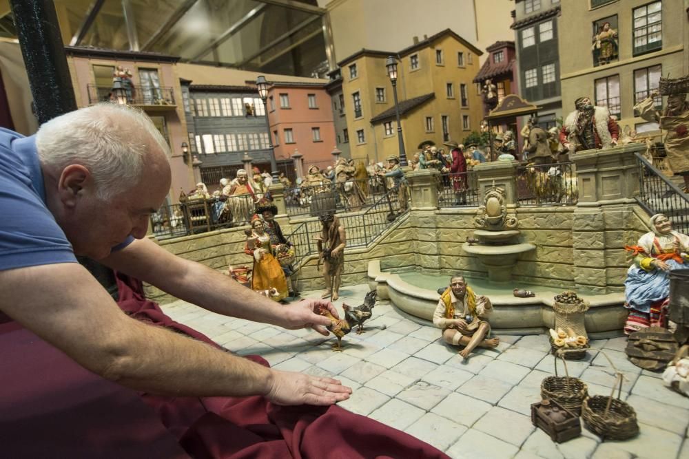 Belén ambientado en la ciudad de Oviedo