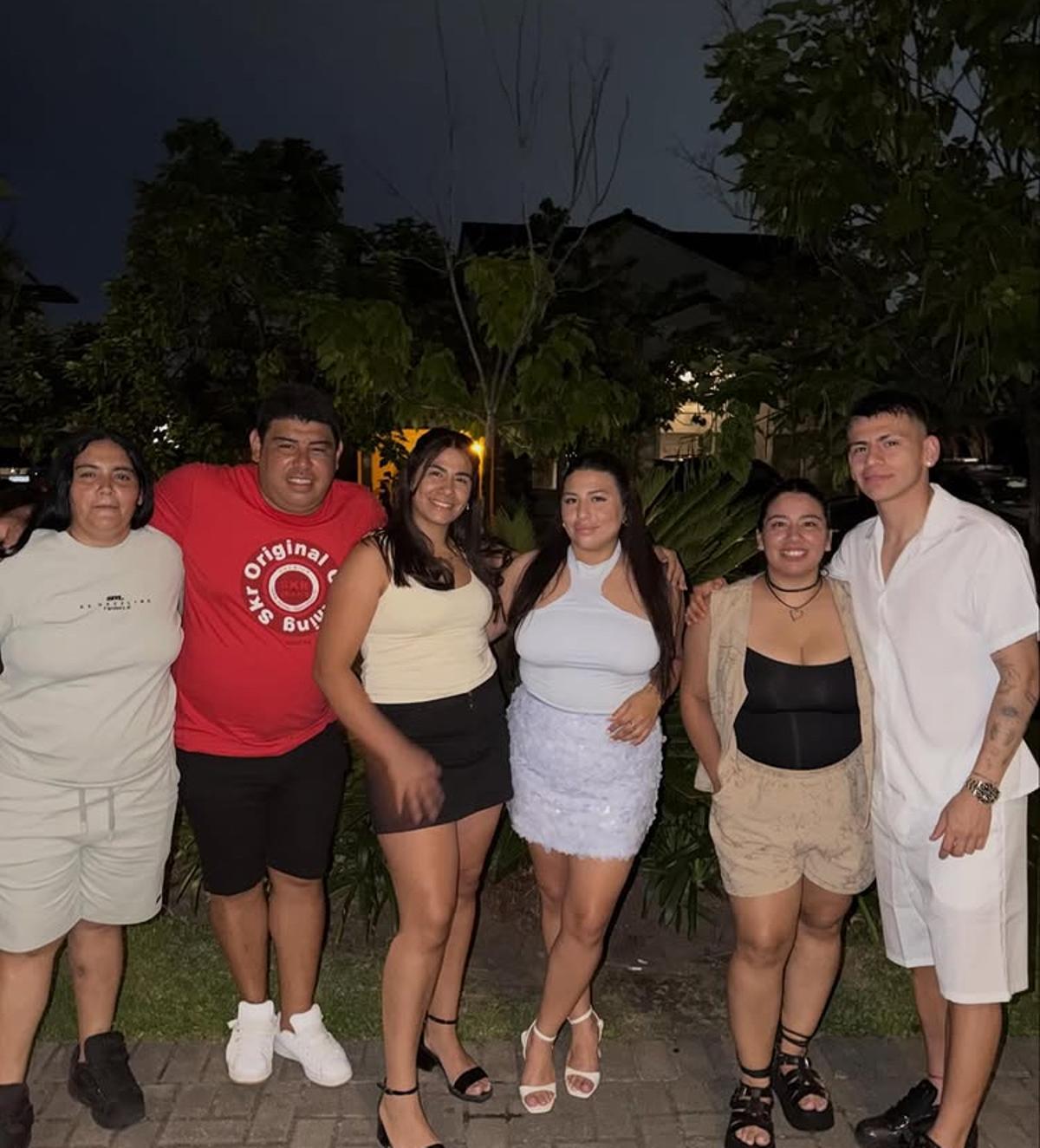 Echeverri va celebrar el darrer nadal acompanyat de la seva família.