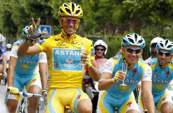 Contador, campeón del Tour de Francia