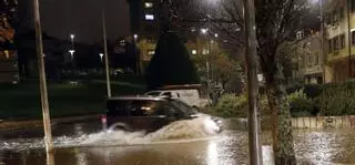 Más inundaciones en la zona de la rotonda de Fontes do Sar