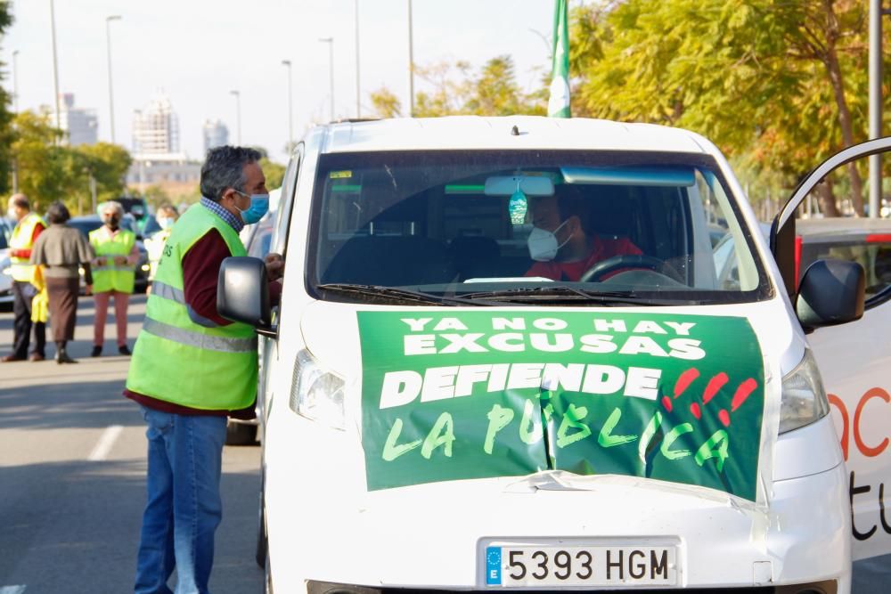 Una marcha teñida de verde y blanco para defender "el bien común"