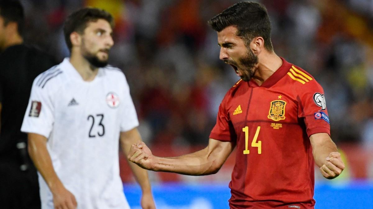 Gayà celebrando su gol