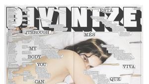 Una página del fanzine del Lux Tour.