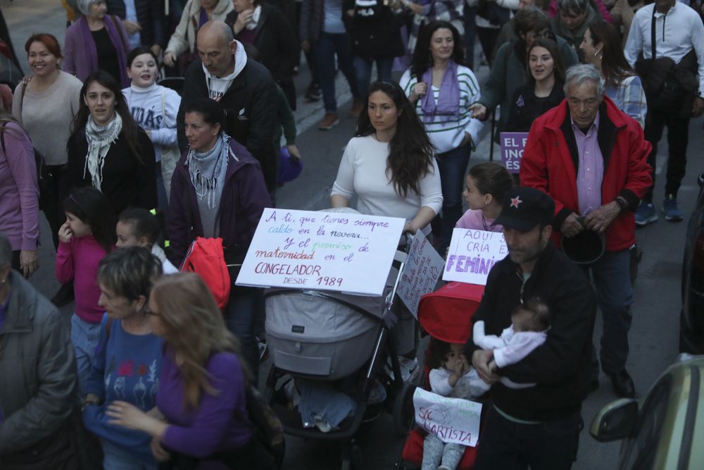 Manifestación del 8M en el Port de Sagunt