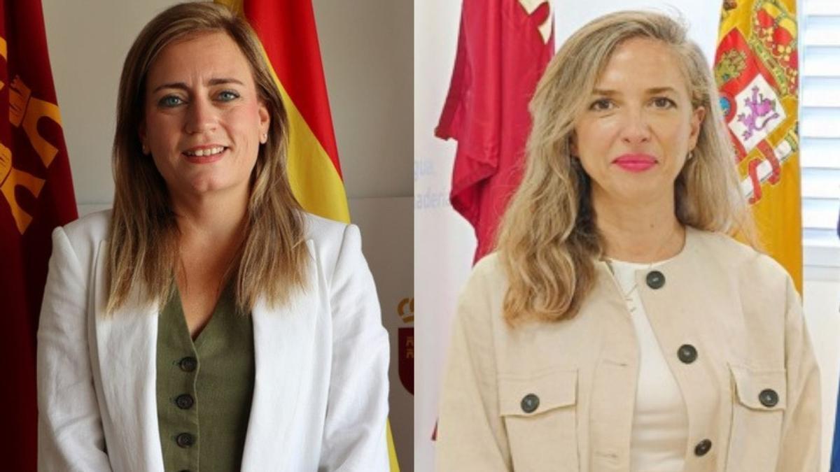 Ana María López Oña, secretaria general de la Consejería de Empresa, Empleo y Economía Social; y Ana García Anciones, secretaria general de la Consejería de Agua, Agricultura, Ganadería y Pesca.