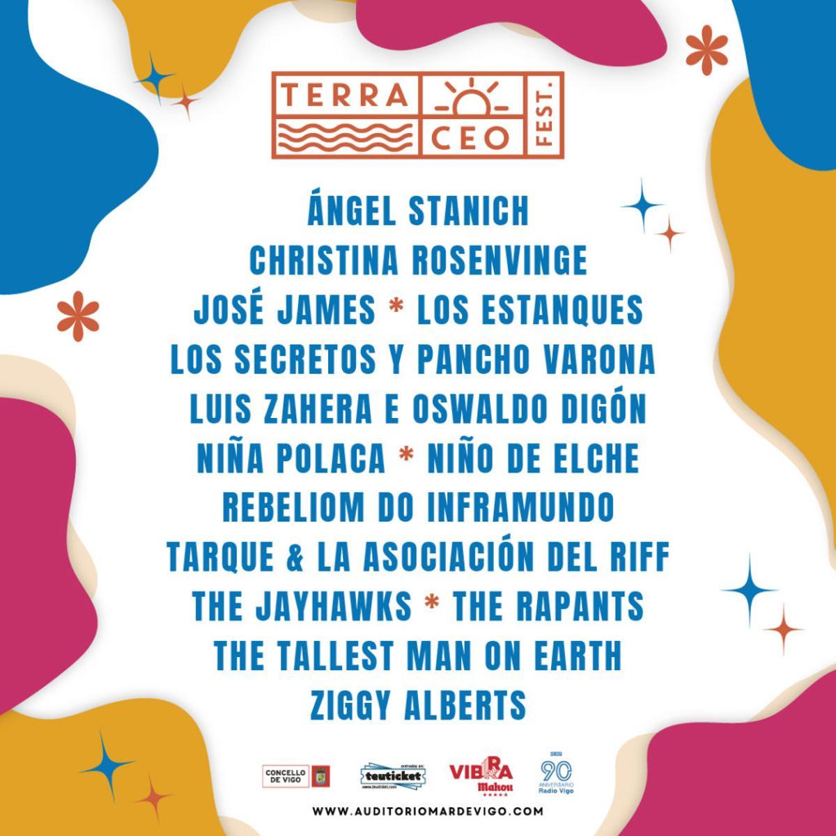 Cartel del Festival TerraCeo de Vigo 2024