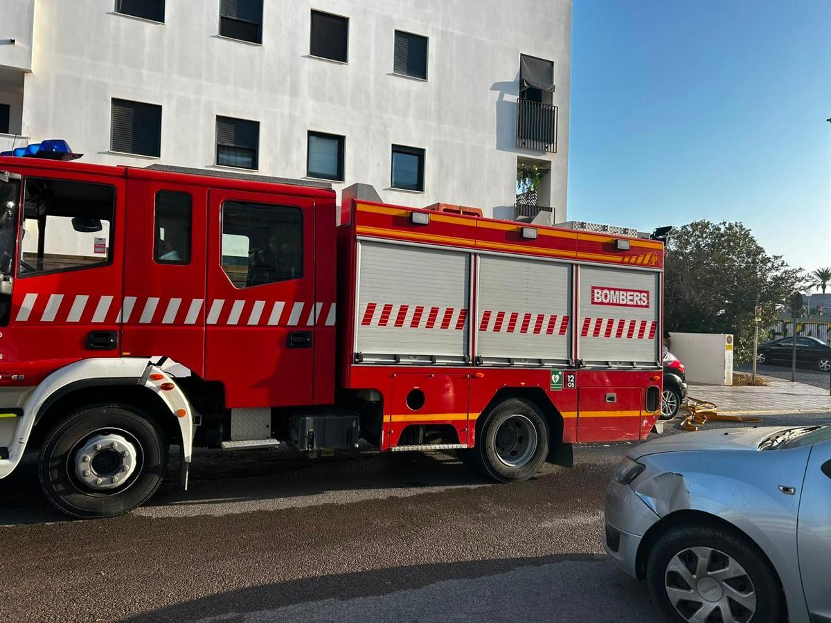 Incendio en ses Feixes.
