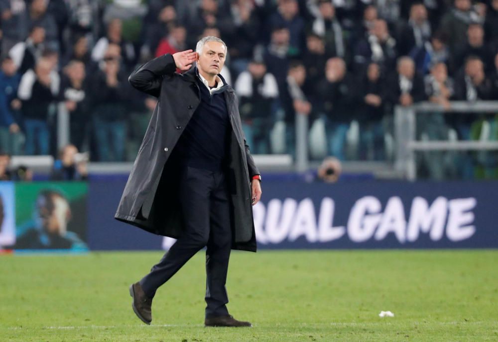 El polémico gesto de José Mourinho a la afición de la Juventus