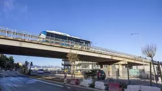 Derribo del último puente del Paseo Marítimo de Palma: cuenta atrás para el adiós al paso elevado de Paraires