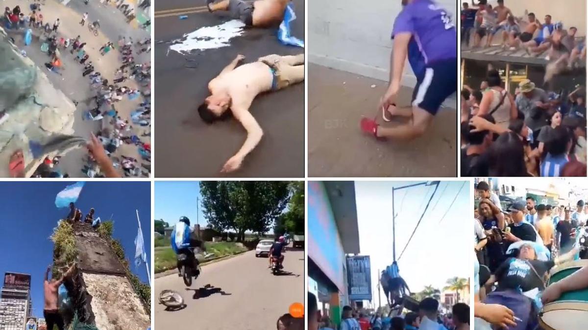 Muertos en Argentina por el Mundial: Vídeos de accidentes que ponen los pelos de punta