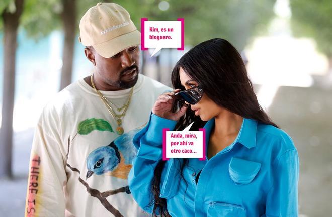 Kim Kardashian se quita las gafas buscando ladrones en París, Kanye solo mira