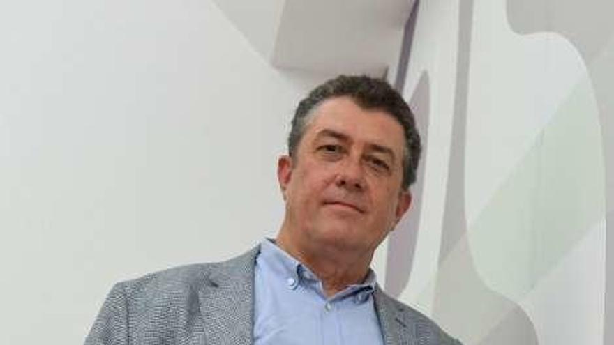 Juan Ignacio Borrego, en la sede del PSOE local.