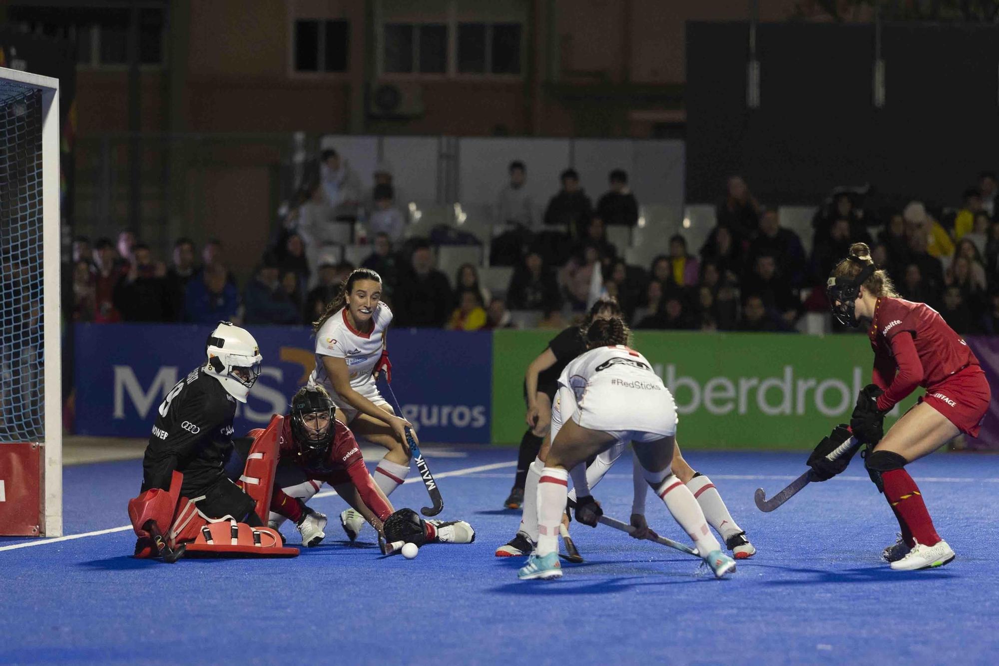 Final del Preolímpico Femenino de hockey. España - Bélgica