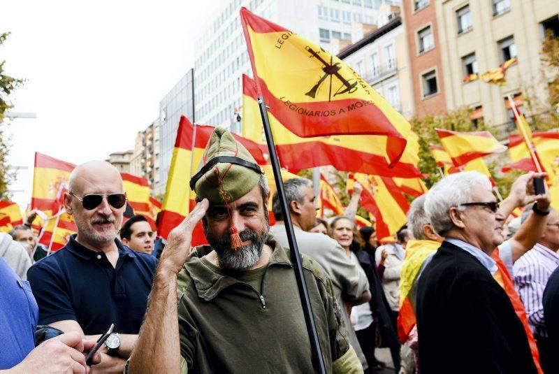 Manifestación contra el 1-0 en Zaragoza