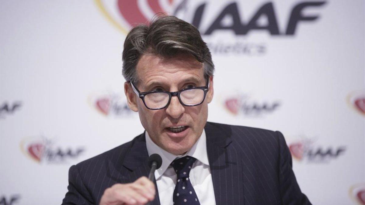 Sebastian Coe, presidente de la IAAF.