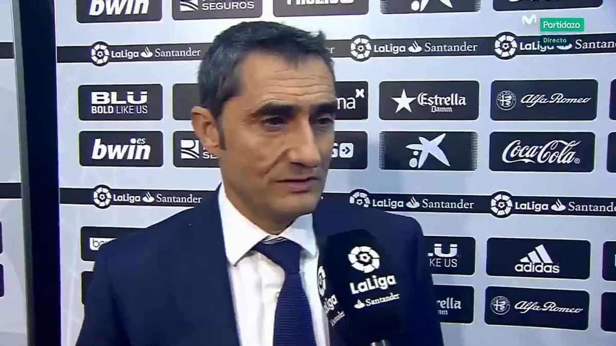 Valverde comentó los cambios de la banda derecha