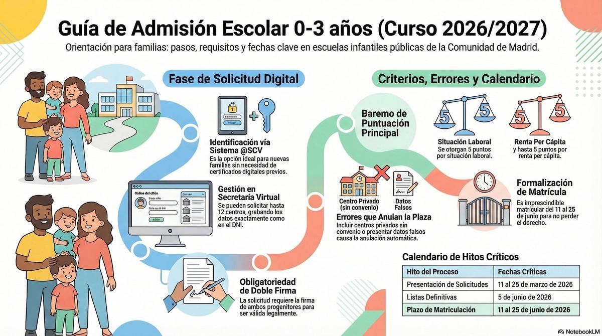 Proceso para solicitar plaza en los centros educativos de Pozuelo de Alarcón