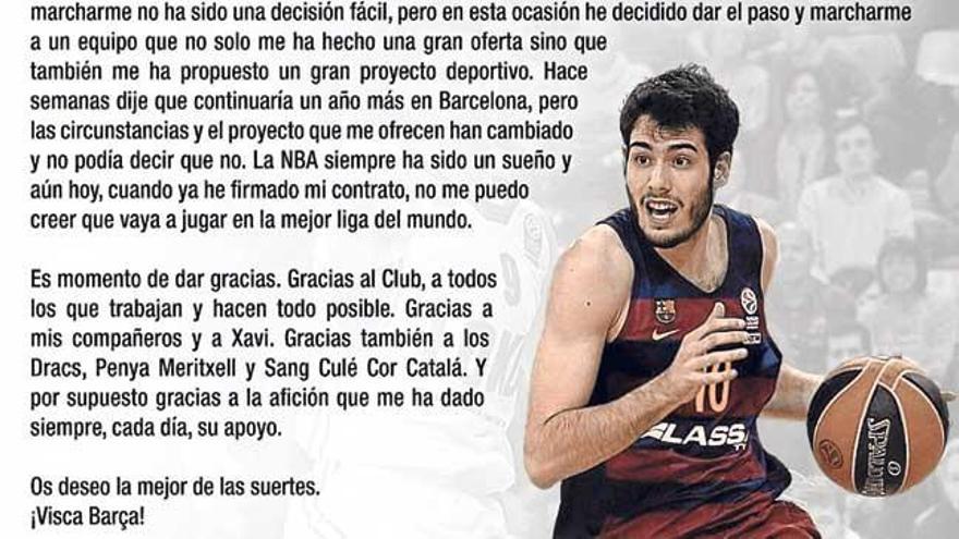 Abrines: &quot;Aún no me lo creo&quot;