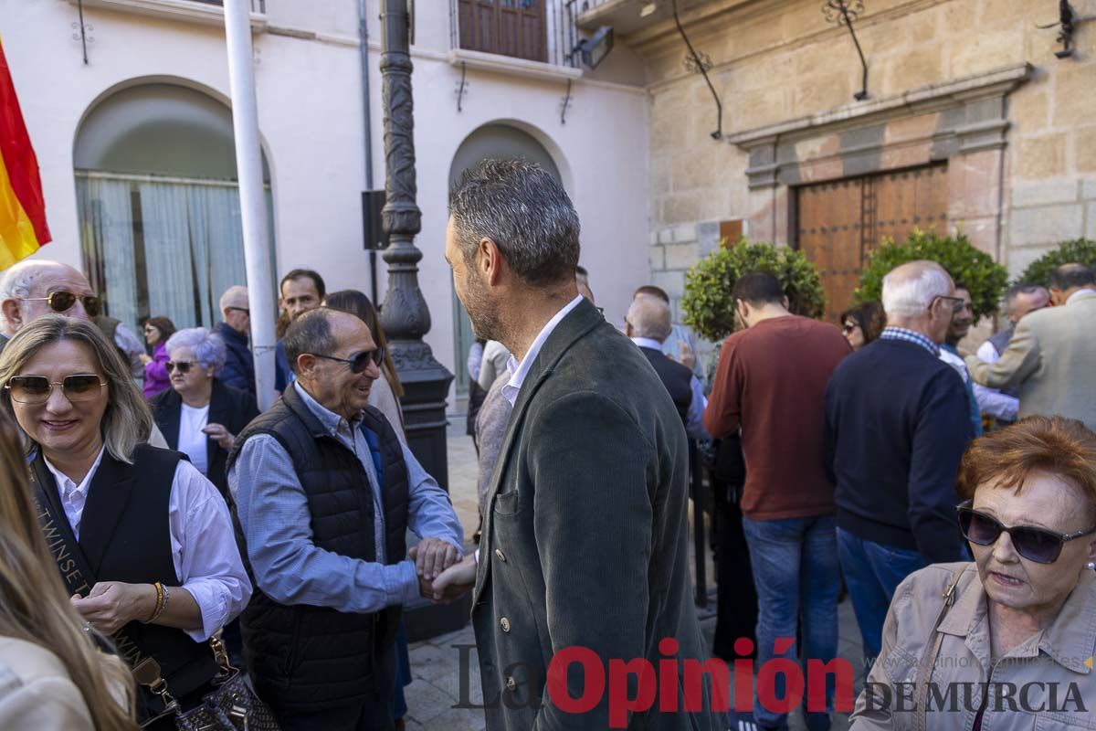 Así ha sido la concentración contra la Ley de Anmistía organizada por el PP de Caravaca