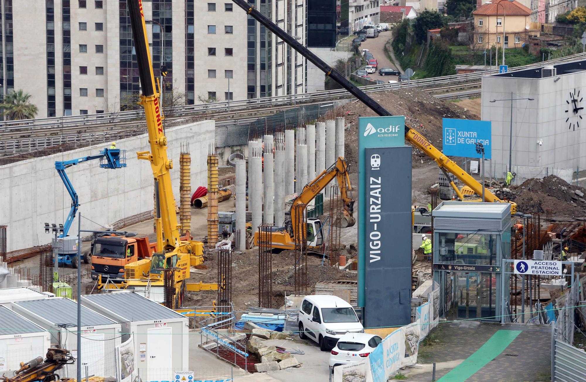 El avance de las obras del complejo comercial