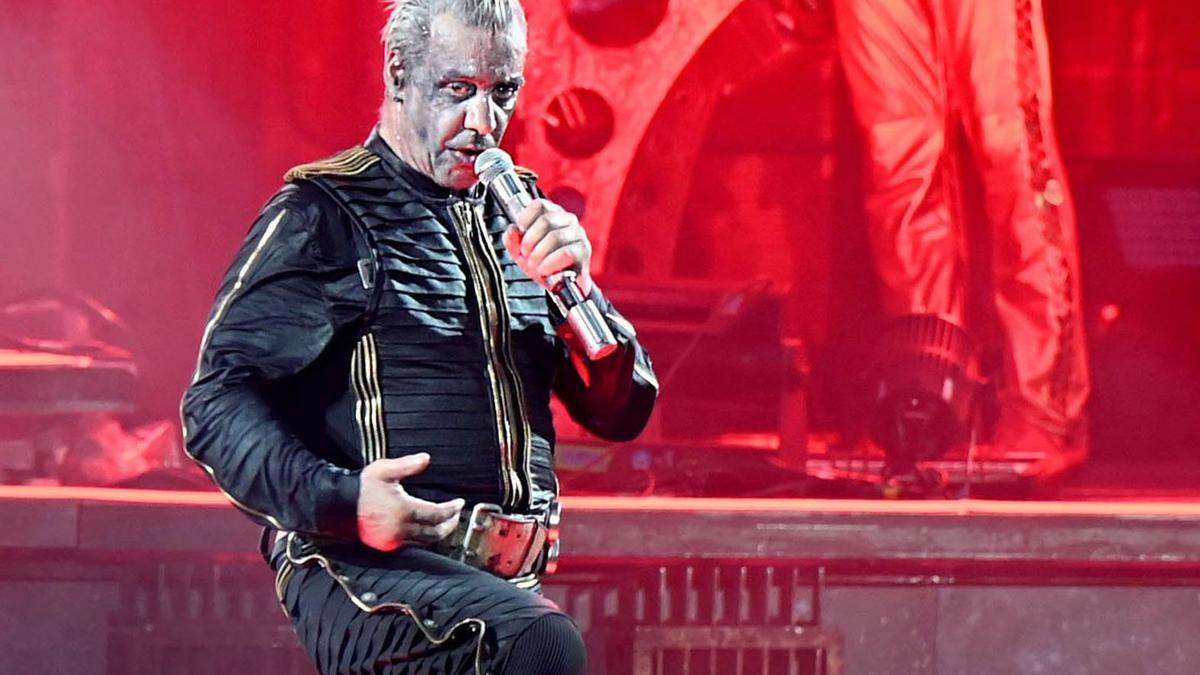 El cantante alemán del grupo Rammstein, Till Lindemann.