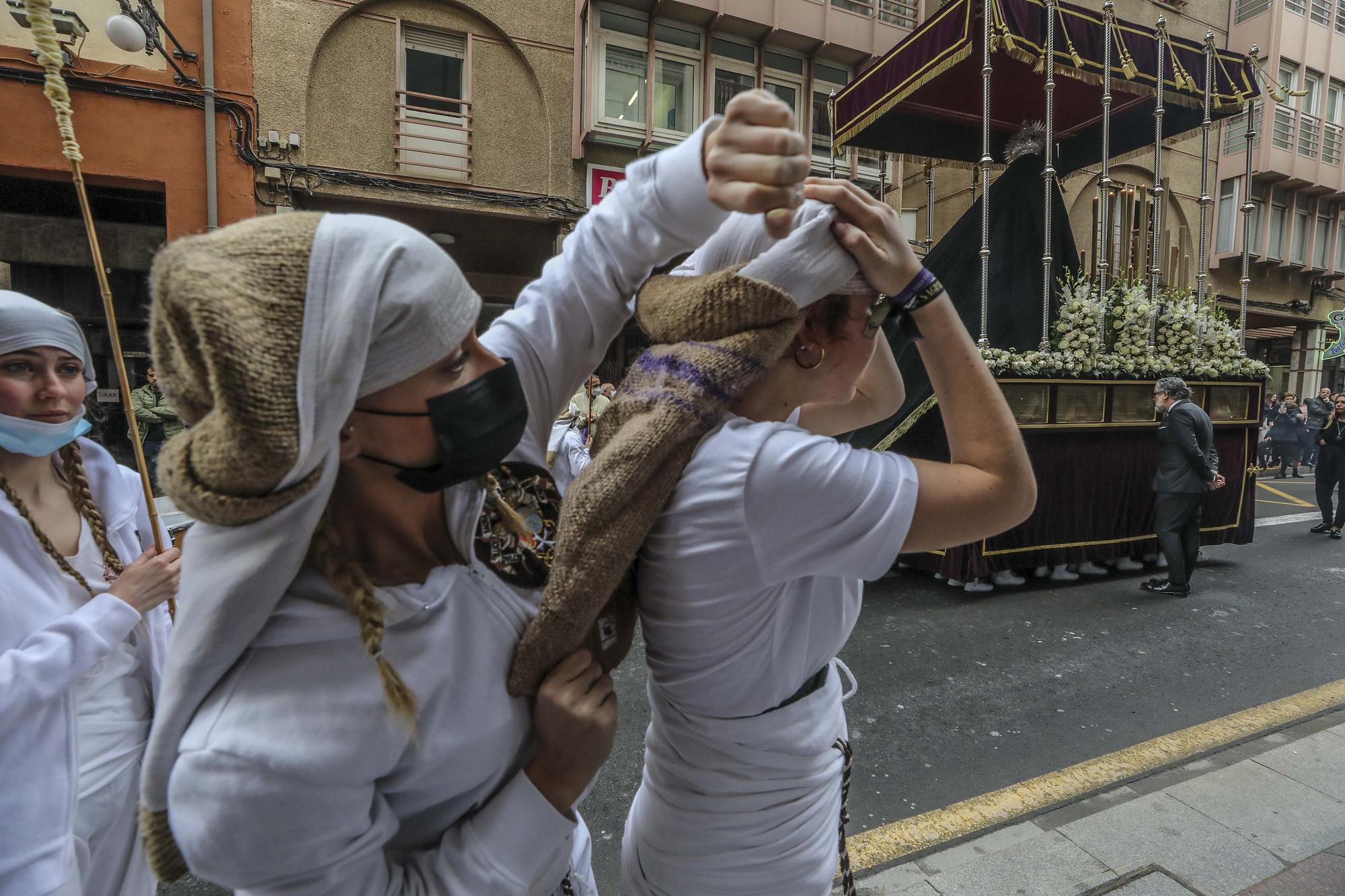 Procesiones Martes Santo Elche: La Sagrada Lanzada,Nuestro Padre Jesus de la Caida,La Santa Mujer Veronica,Santisimo Cristo del Perdon.