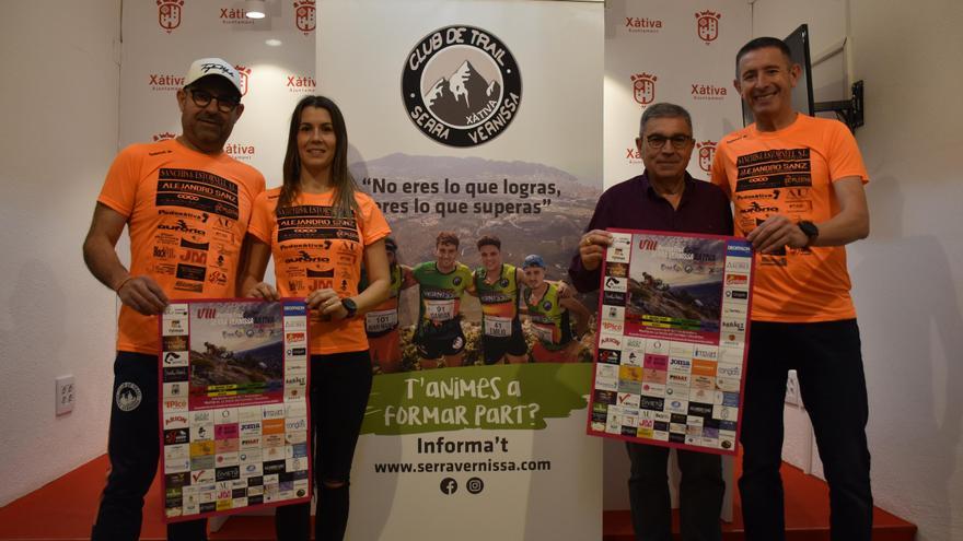 Xàtiva presenta la carrera VIII Perimetrail Rett a la Serra Vernissa solidaria con una niña que sufre la enfermedad