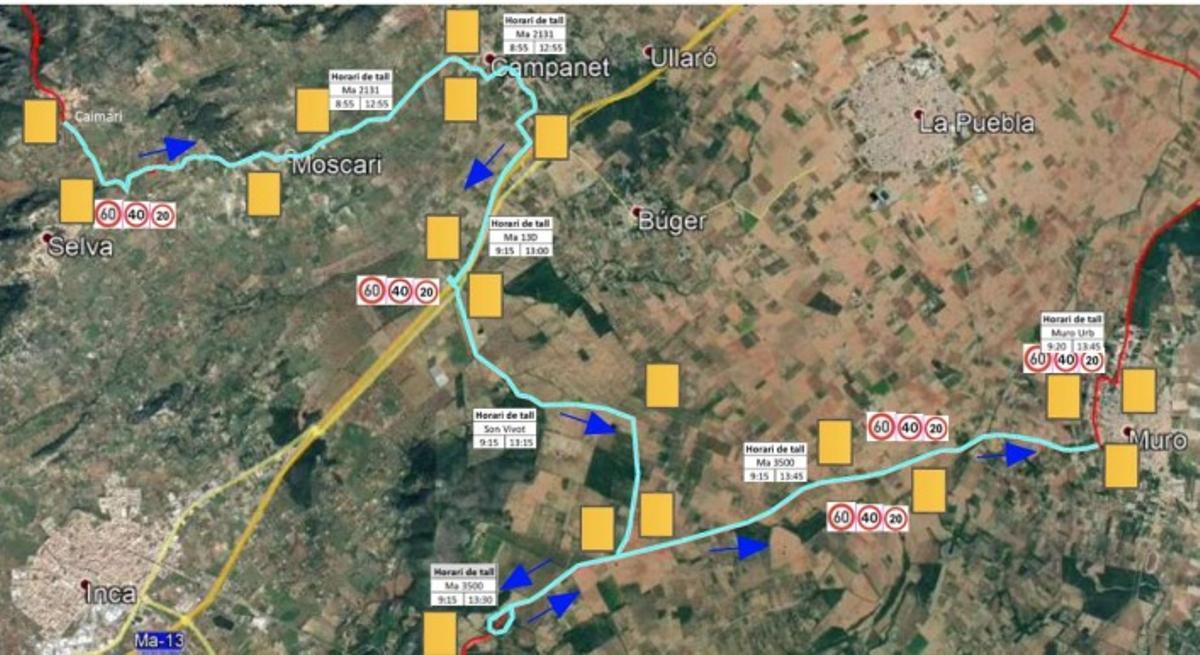 Sector 3 de la Ironman Alcudia Mallorca 2023